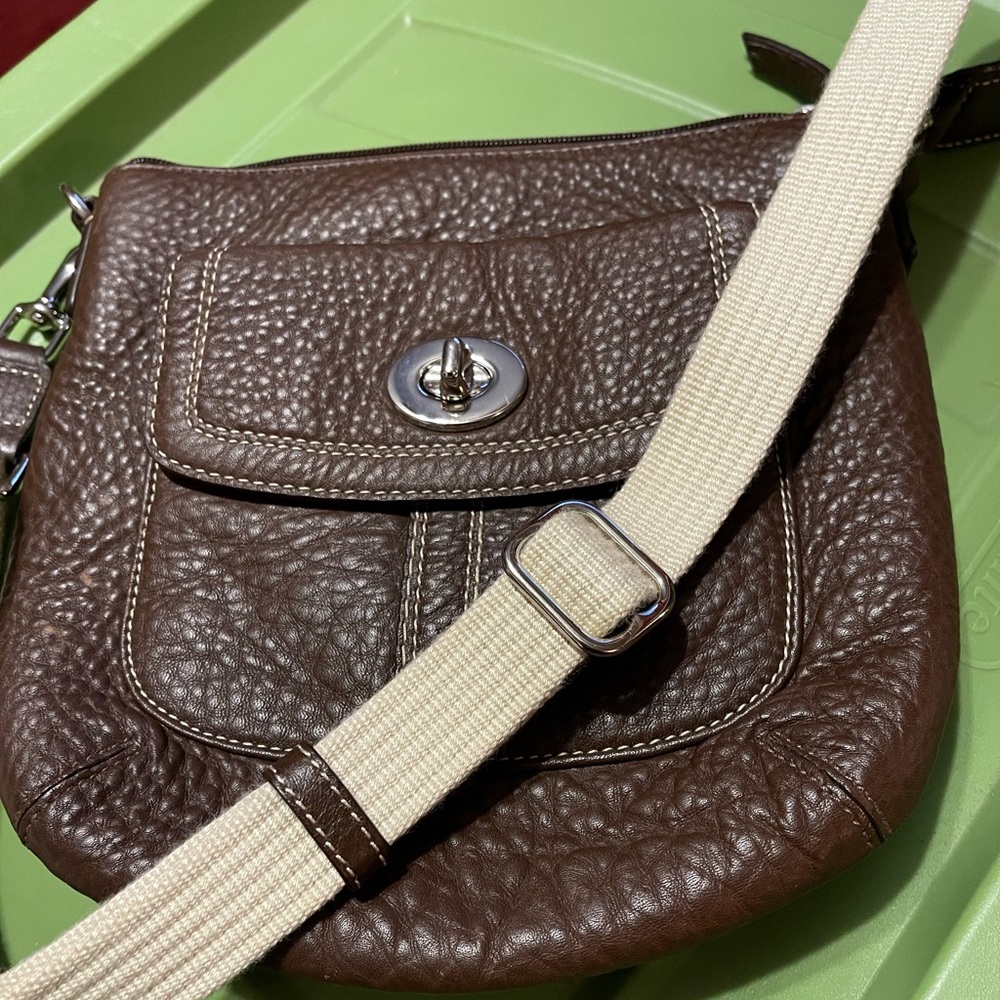 😍 Vintage Coach Pebble leather crossbody 🥰